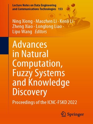 cover image of Advances in Natural Computation, Fuzzy Systems and Knowledge Discovery